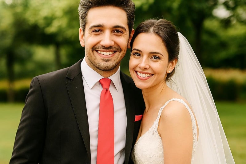 Trilece Ties for Men - Mens Solid Color Formal Necktie and Pocket Square Sets - Image 4